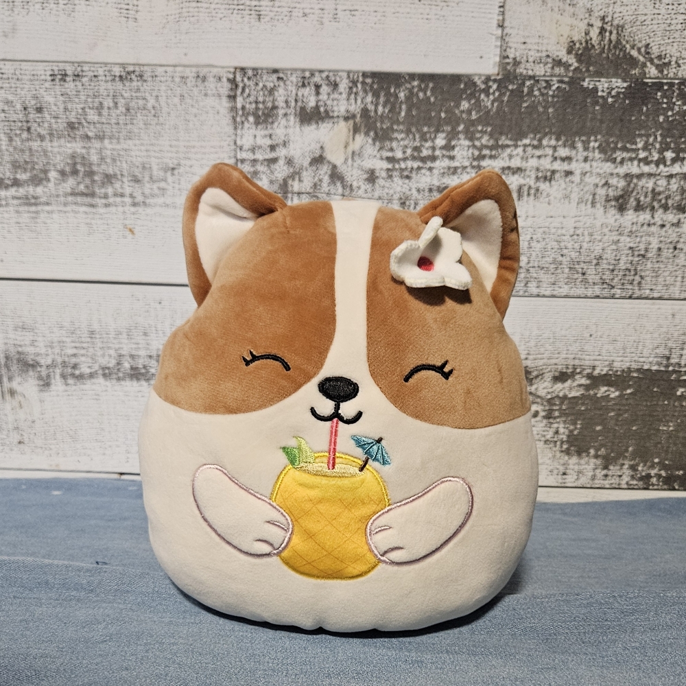 Squishmallows Brown and White Stuffed Animal